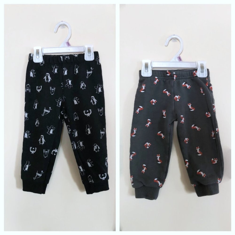 Bundle of jogger sweatpants, winter wear